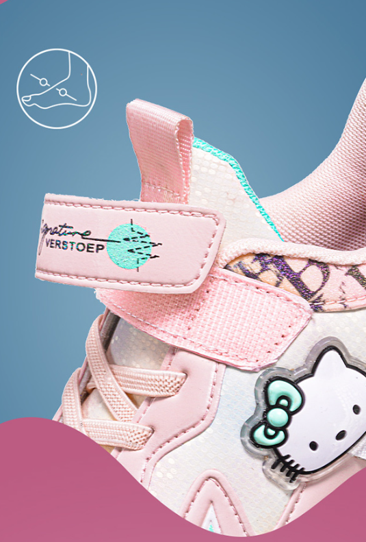 Back To School Shoes | Cute Kitten Shimmer Sneakers | Mia Belle Girls