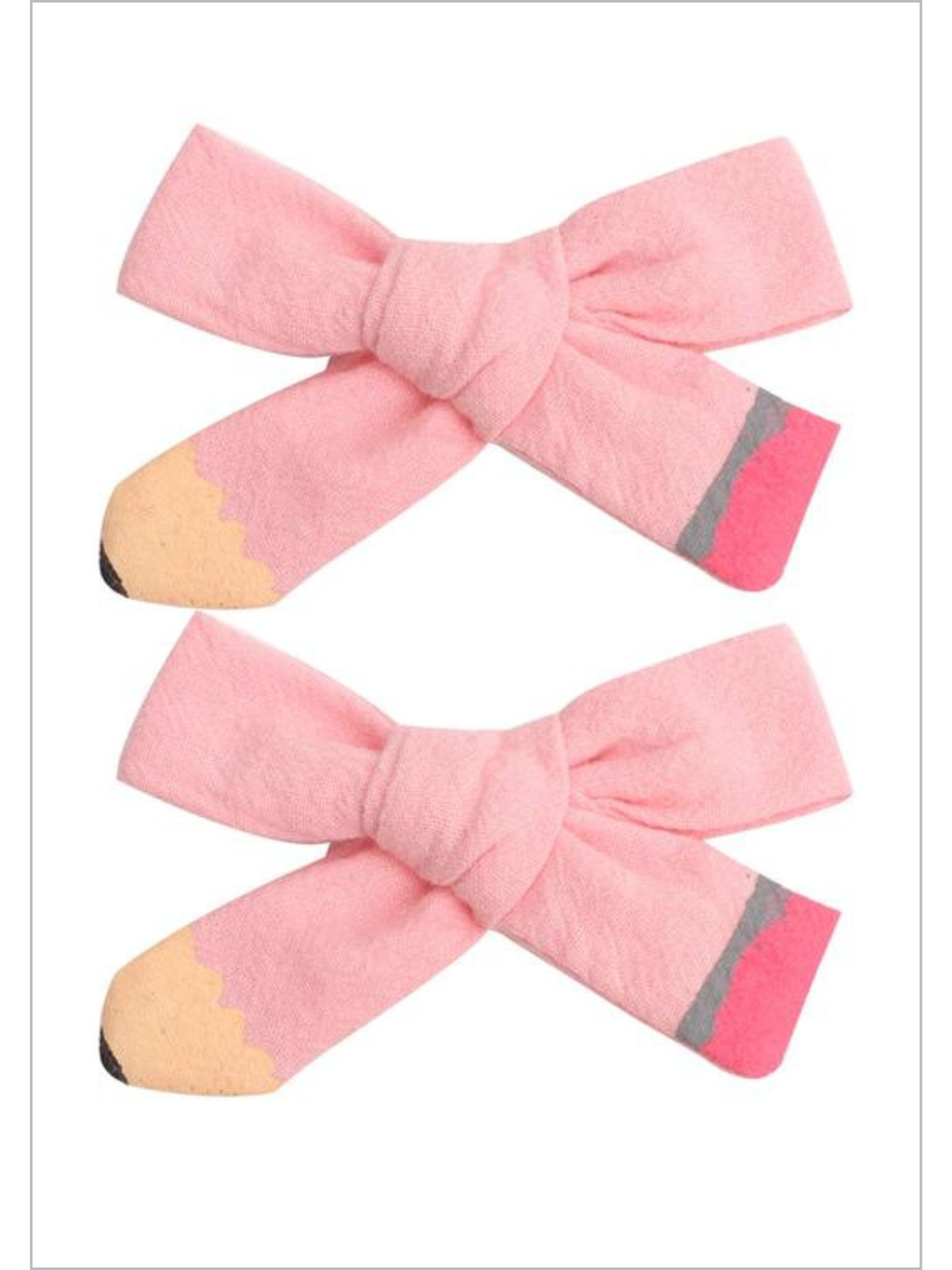 Girls School Accessories | Pencil Ribbon Hair Bows | Mia Belle Girls