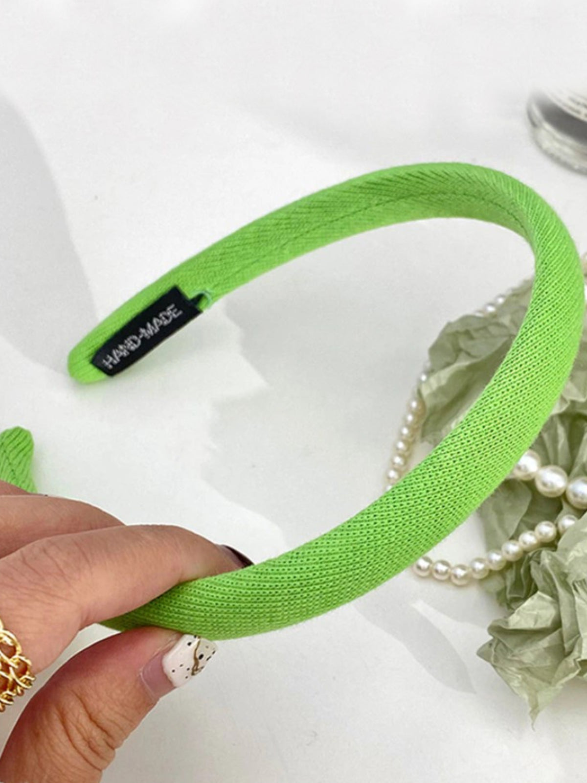 Mia Belle Girls Green Padded Headband | Girls Accessories