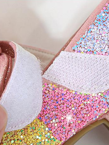 Shoes By Liv & Mia | Glitter Bow Mary Jane Heels