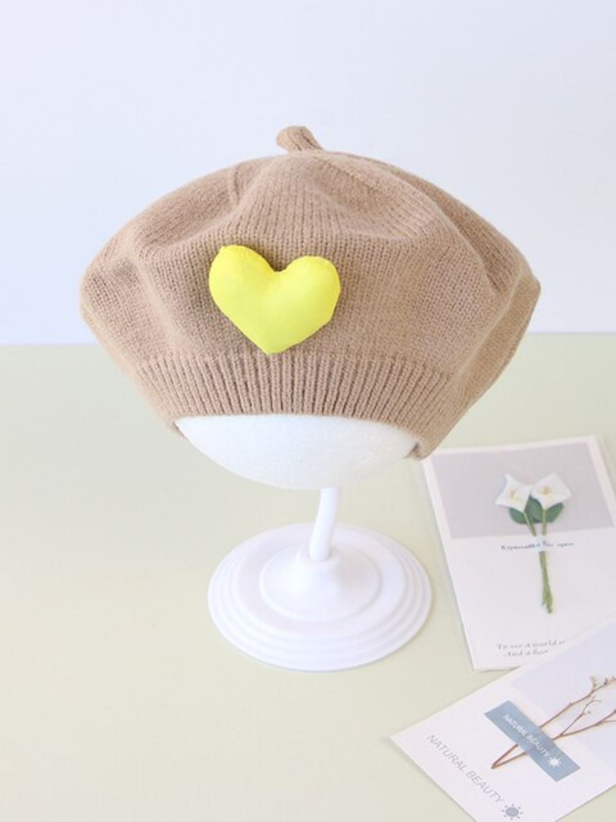 Mia Belle Girls Knitted Beret Hat | Girls Accessories