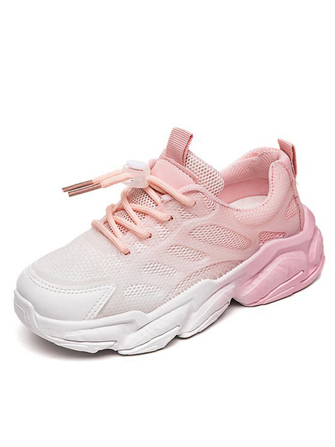 Back To School Shoes | Gradient Secure Lace Sneakers | Mia Belle Girls