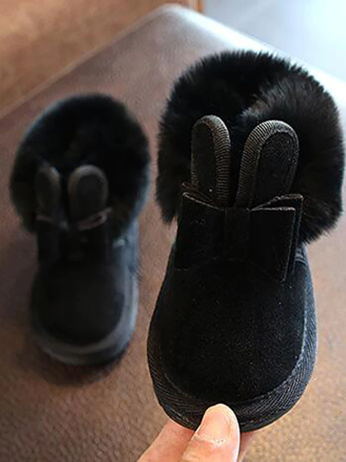 Girls These Booties Please Faux Fur Booties By Liv and Mia