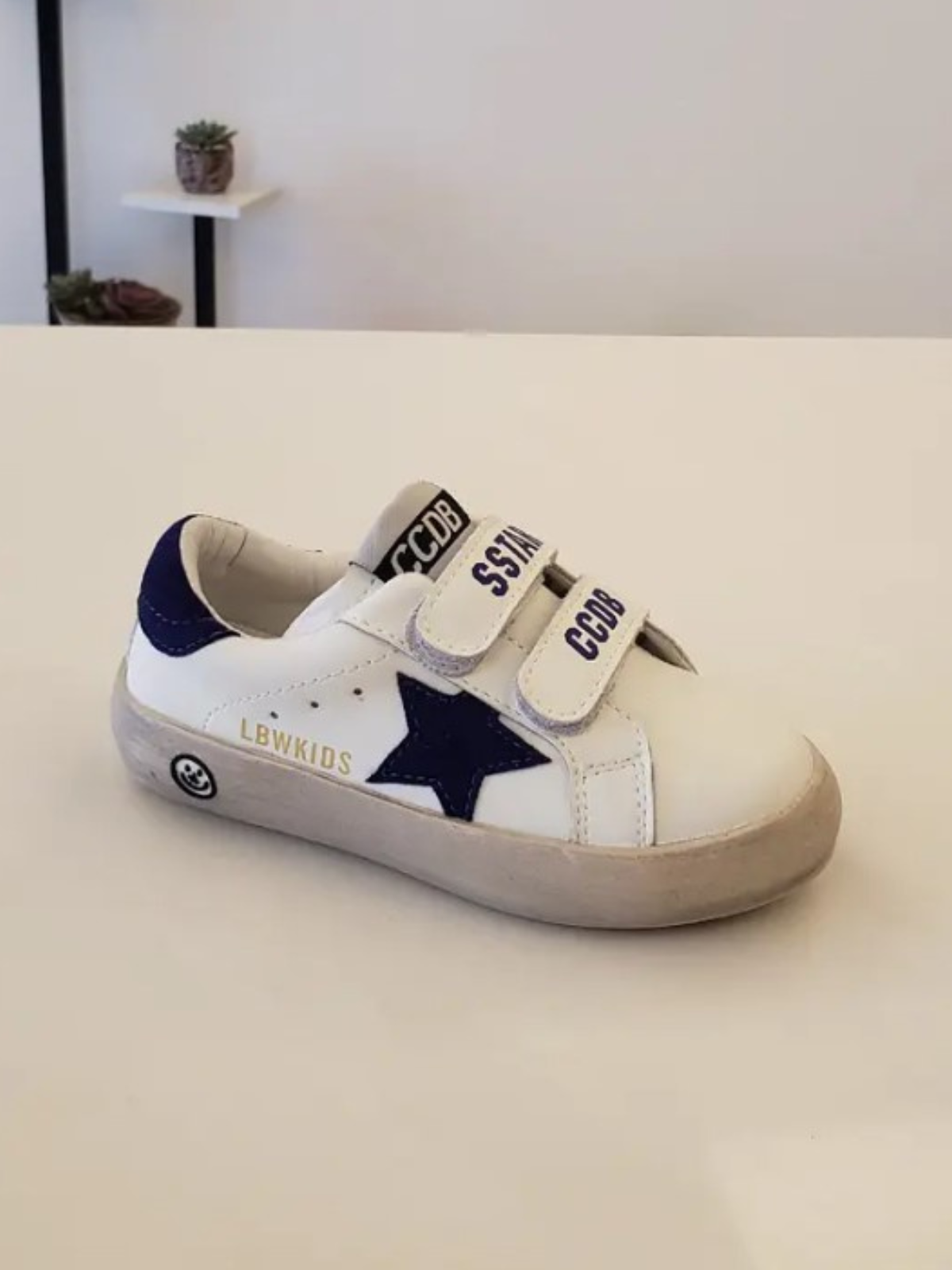 Looks Like Magic Velcro Strap Star Sneakers