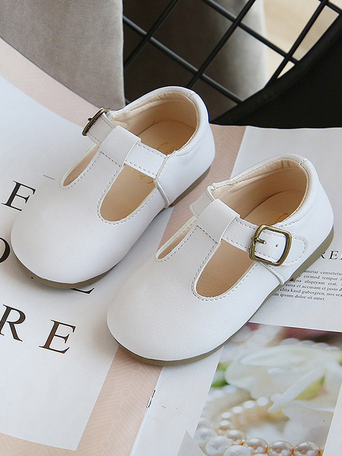 Shoes By Liv & Mia | Schoolgirl T Strap Buckle Flats