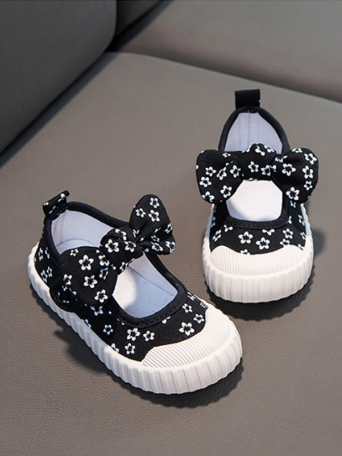 Mia Belle Girls Bowknot Sneakers | Back To School Shoes