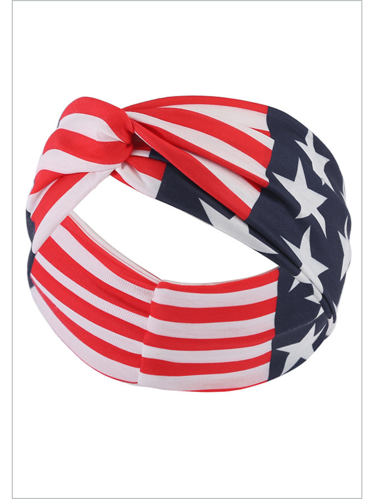 Miss Extraordinary American Flag Turban Headband