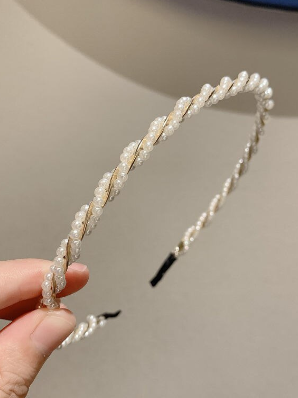 Mia Belle Girls White Pearl Headband | Girls Accessories