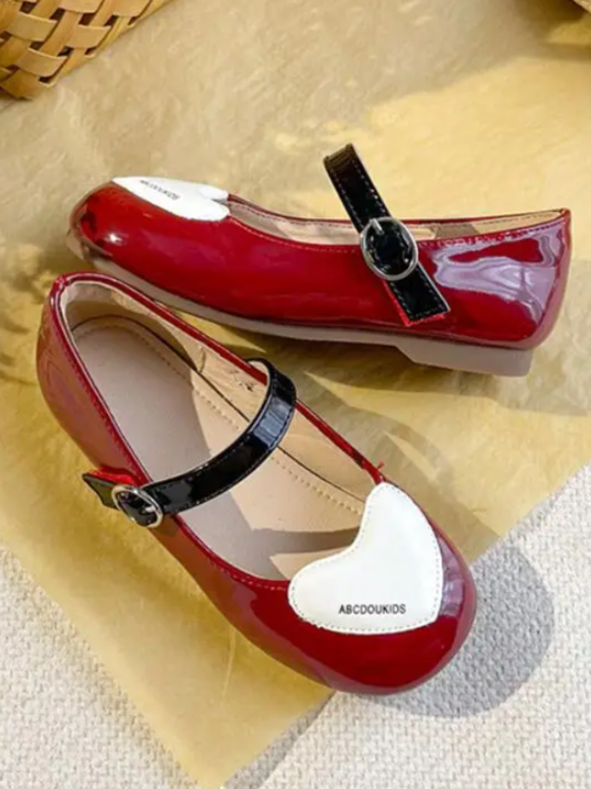 Mia Belle Girls Heart Toe Mary Jane Shoes | Shoes By Liv & Mia