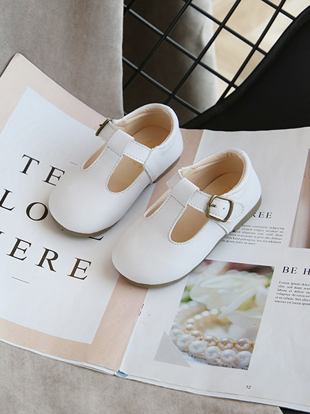 Shoes By Liv & Mia | Schoolgirl T Strap Buckle Flats