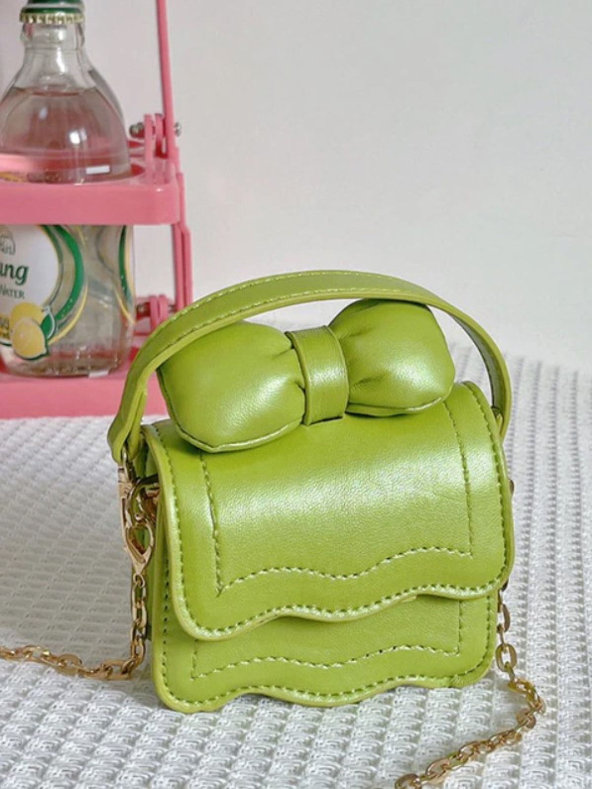 Mia Belle Girls Bow-Embellished Crossbody Bag | Girls Accessories