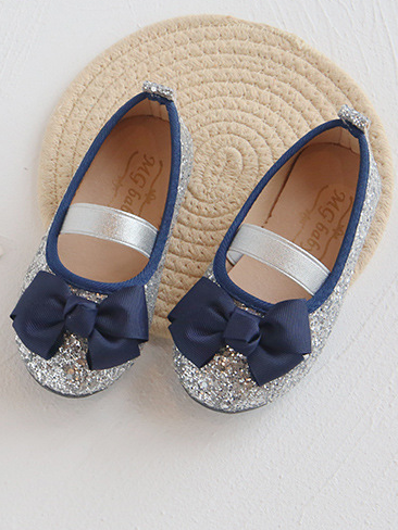 Shoes By Liv & Mia | Cute Sequin Bow Ballet Flats - Mia Belle Girls