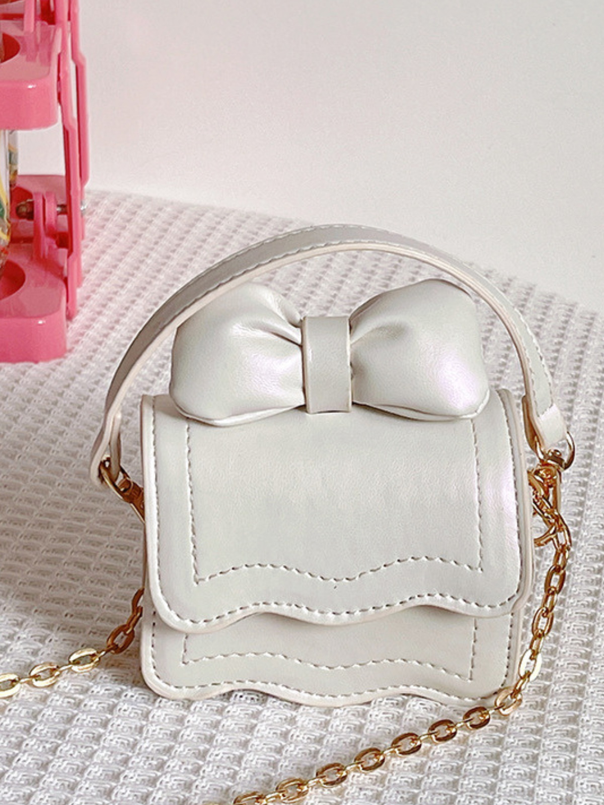 Mia Belle Girls Bow-Embellished Crossbody Bag | Girls Accessories