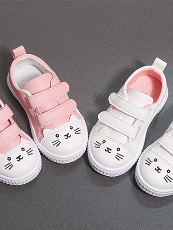 Shoes By Liv & Mia | Kitten Velcro Strap Sneakers - Mia Belle Girls