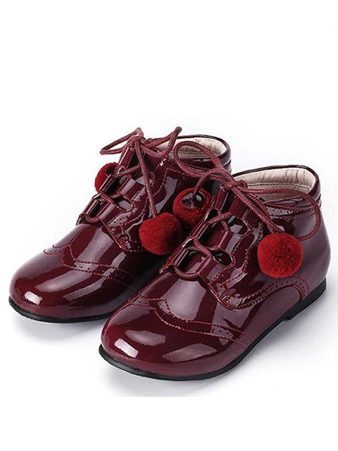 Shoes By Liv & Mia | Girls Vegan Patent Leather Ankle Loafers