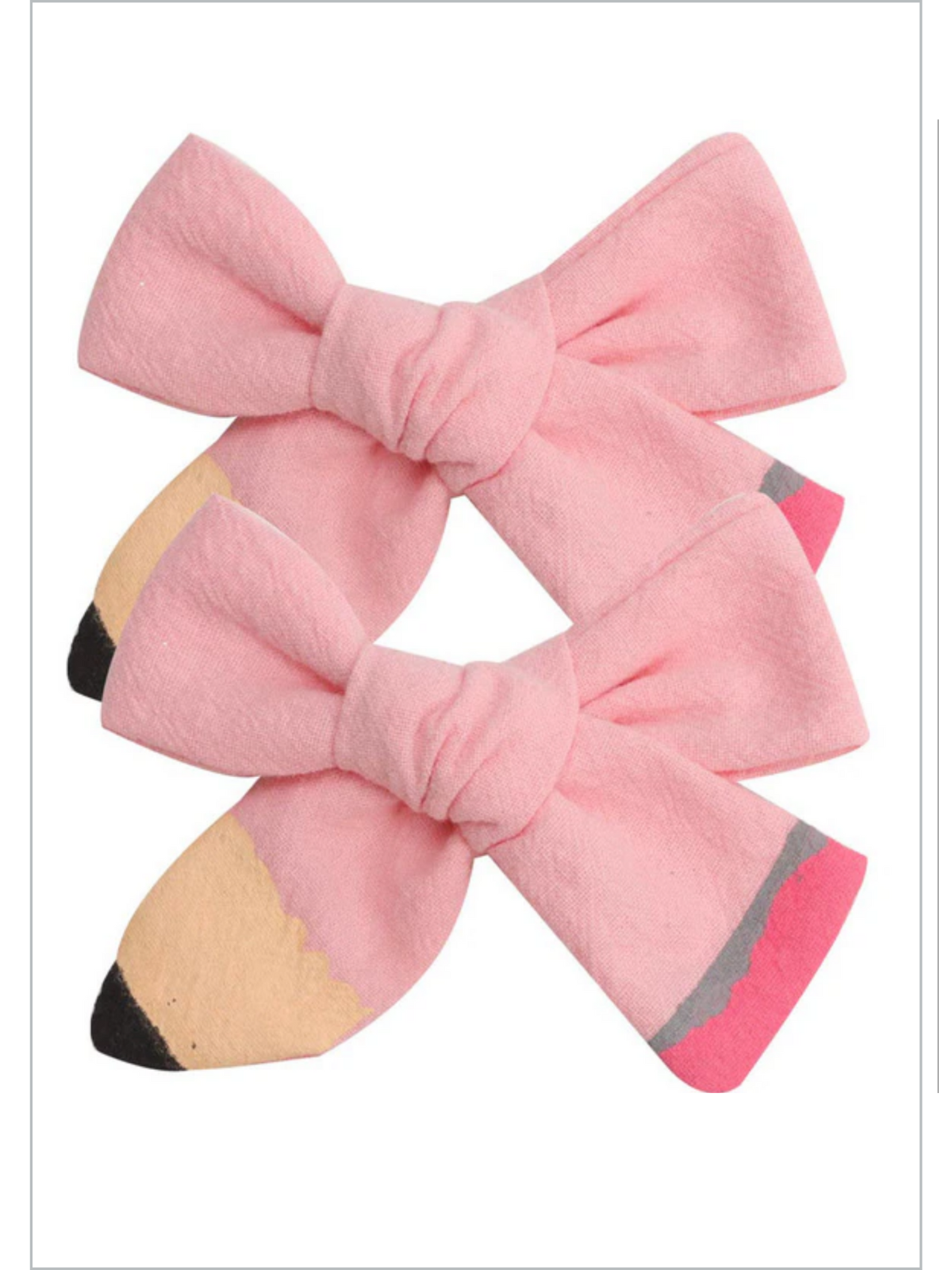 Girls School Accessories | Pencil Ribbon Hair Bows | Mia Belle Girls