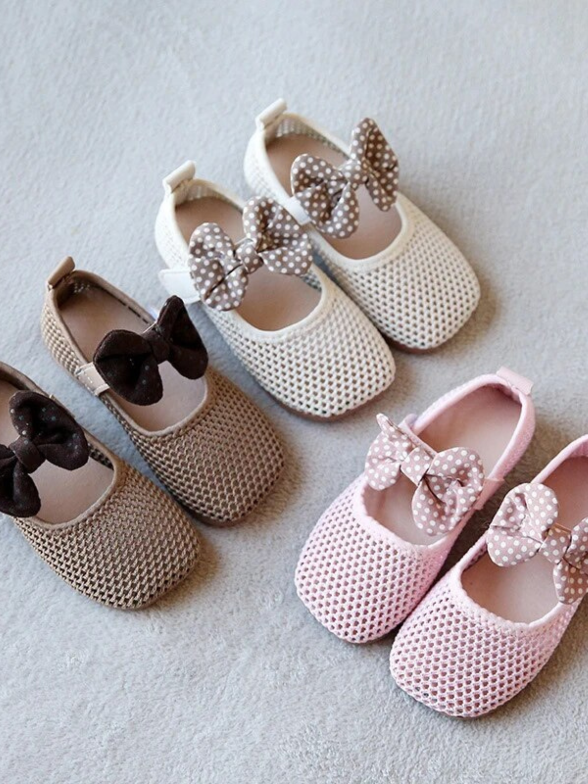 Mia Belle Girls Knit Mesh Mary Jane Shoes | Shoes By Liv and Mia