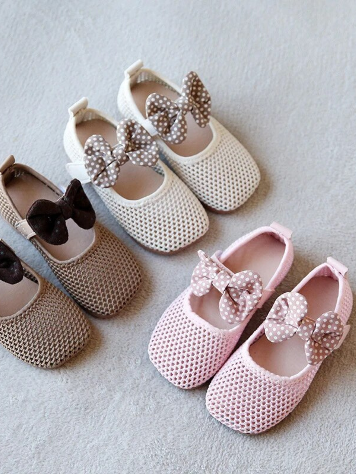 Mia Belle Girls Knit Mesh Mary Jane Shoes | Shoes By Liv and Mia