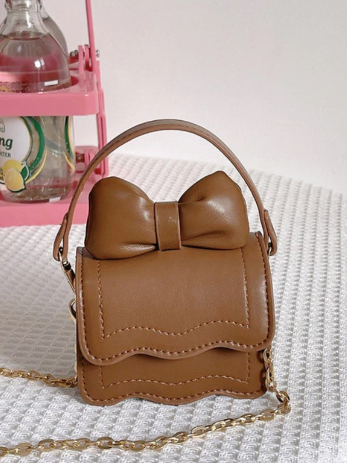 Mia Belle Girls Bow-Embellished Crossbody Bag | Girls Accessories