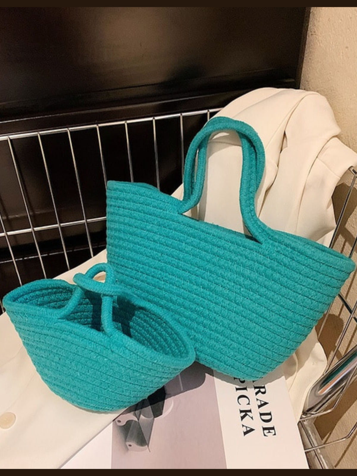 Sunshiney Days Woven Straw Tote