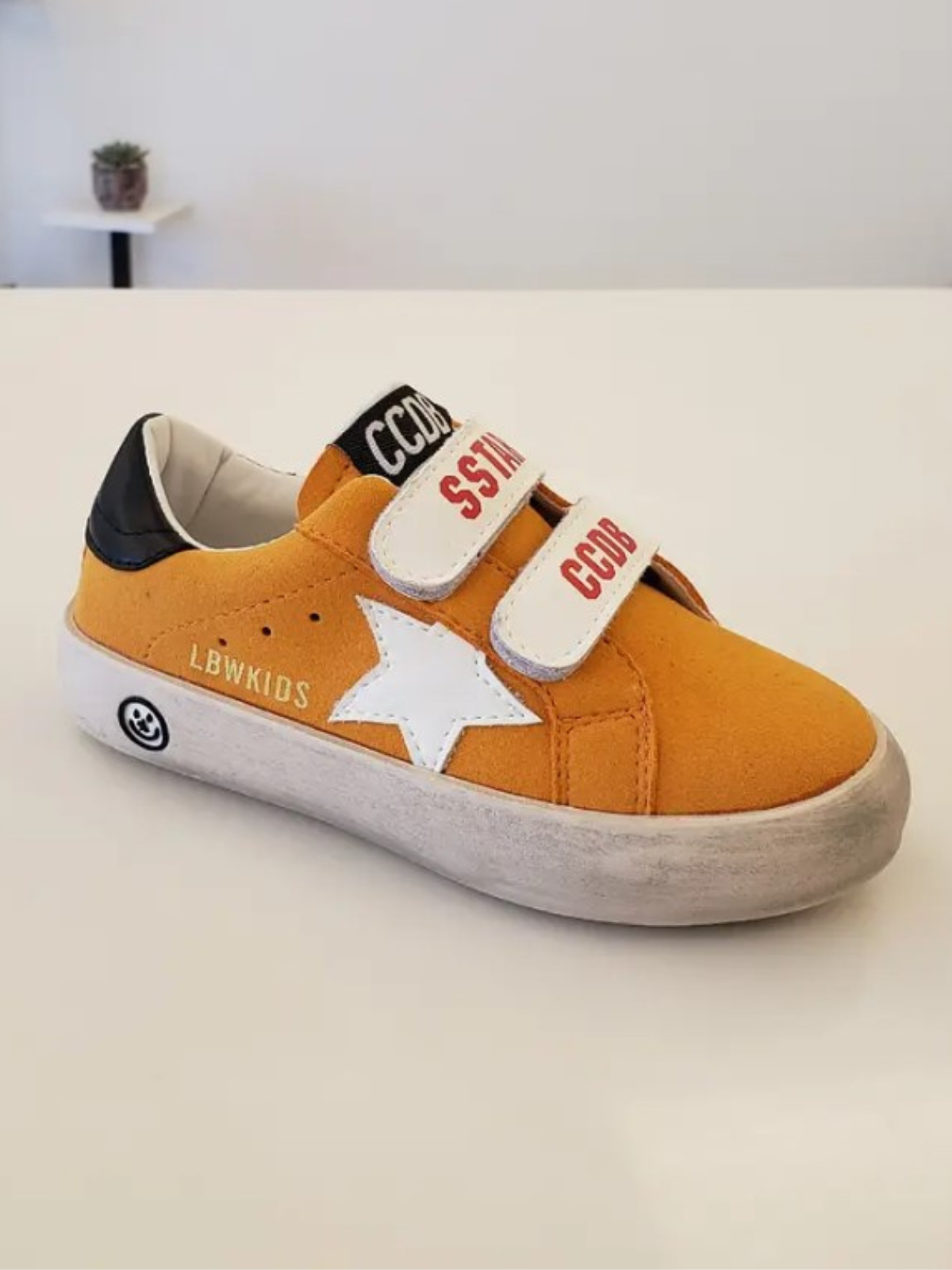 Looks Like Magic Velcro Strap Star Sneakers