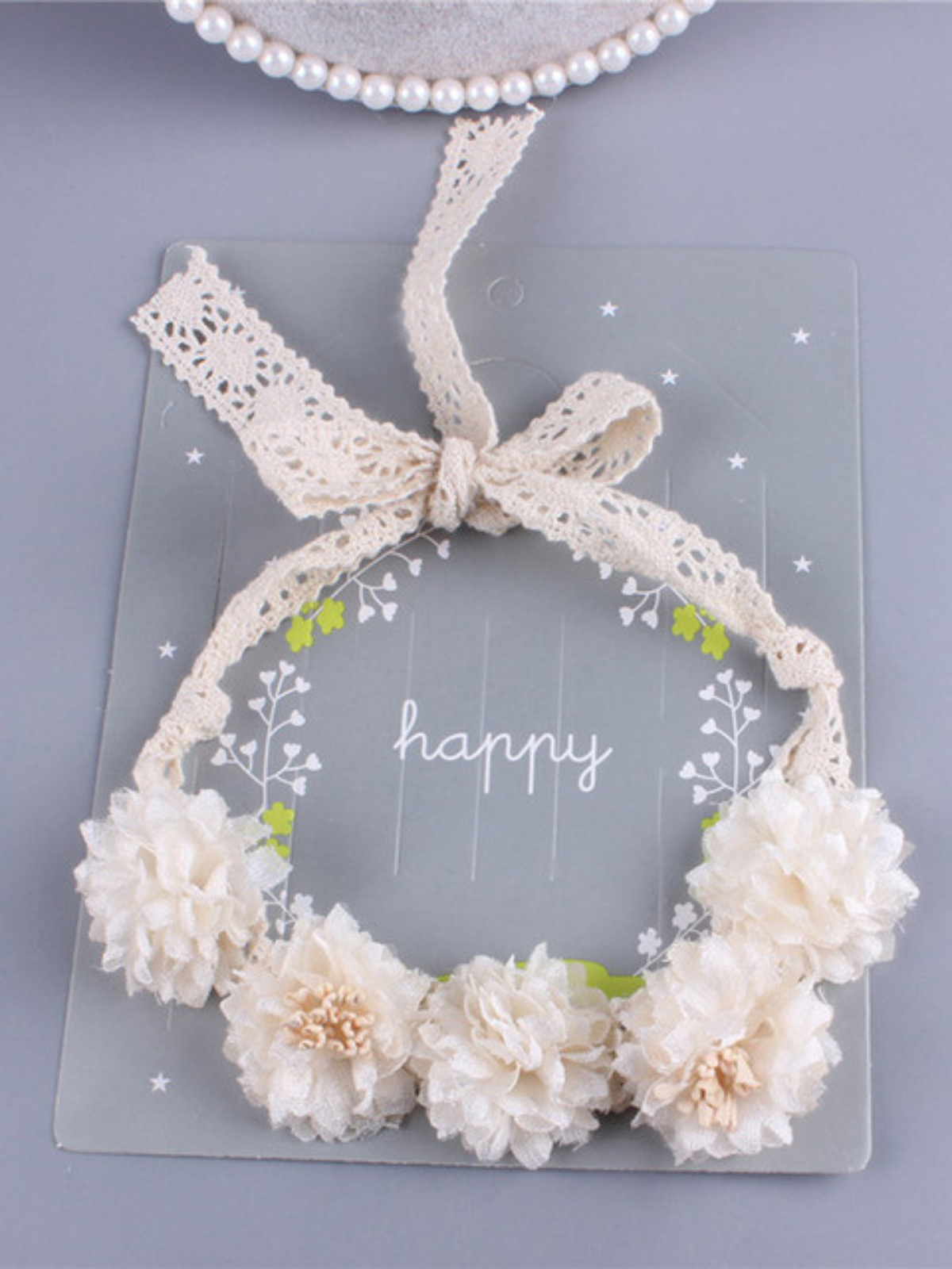 Happiest Moment Baby Flower Headband