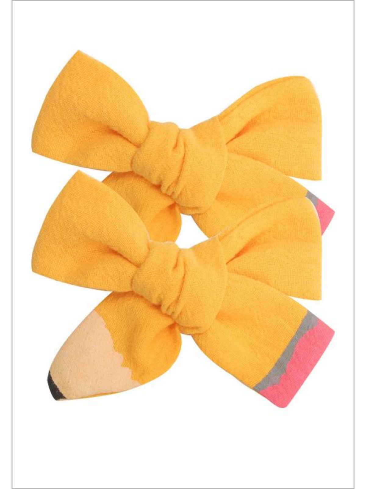 Girls School Accessories | Pencil Ribbon Hair Bows | Mia Belle Girls