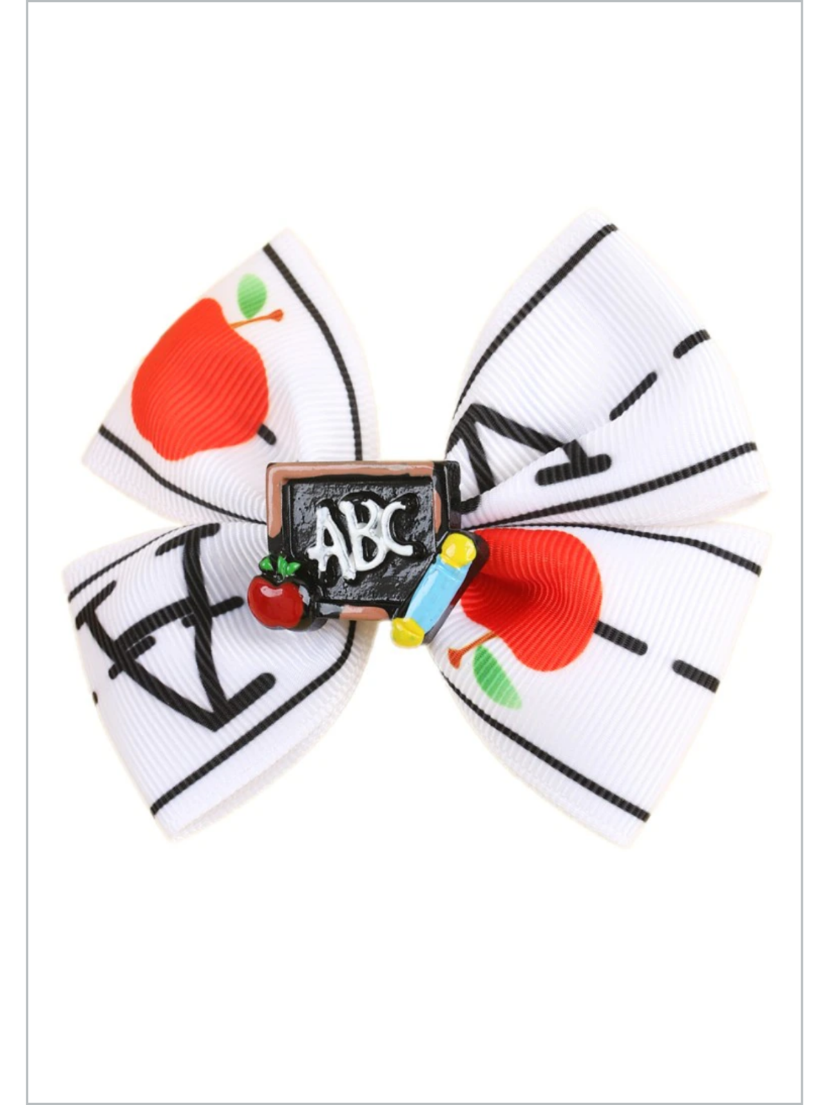 First Day of School Accessories | ABC Hair Clips | Mia Belle Girls