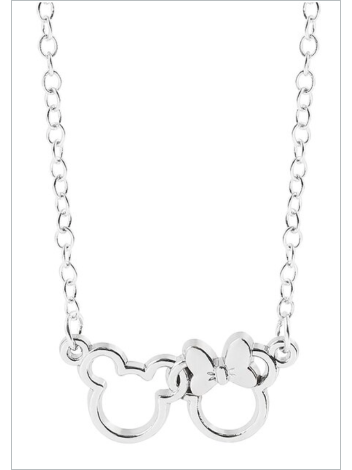 Mia Belle Girls Mouse Couple Necklace | Girls Accessories