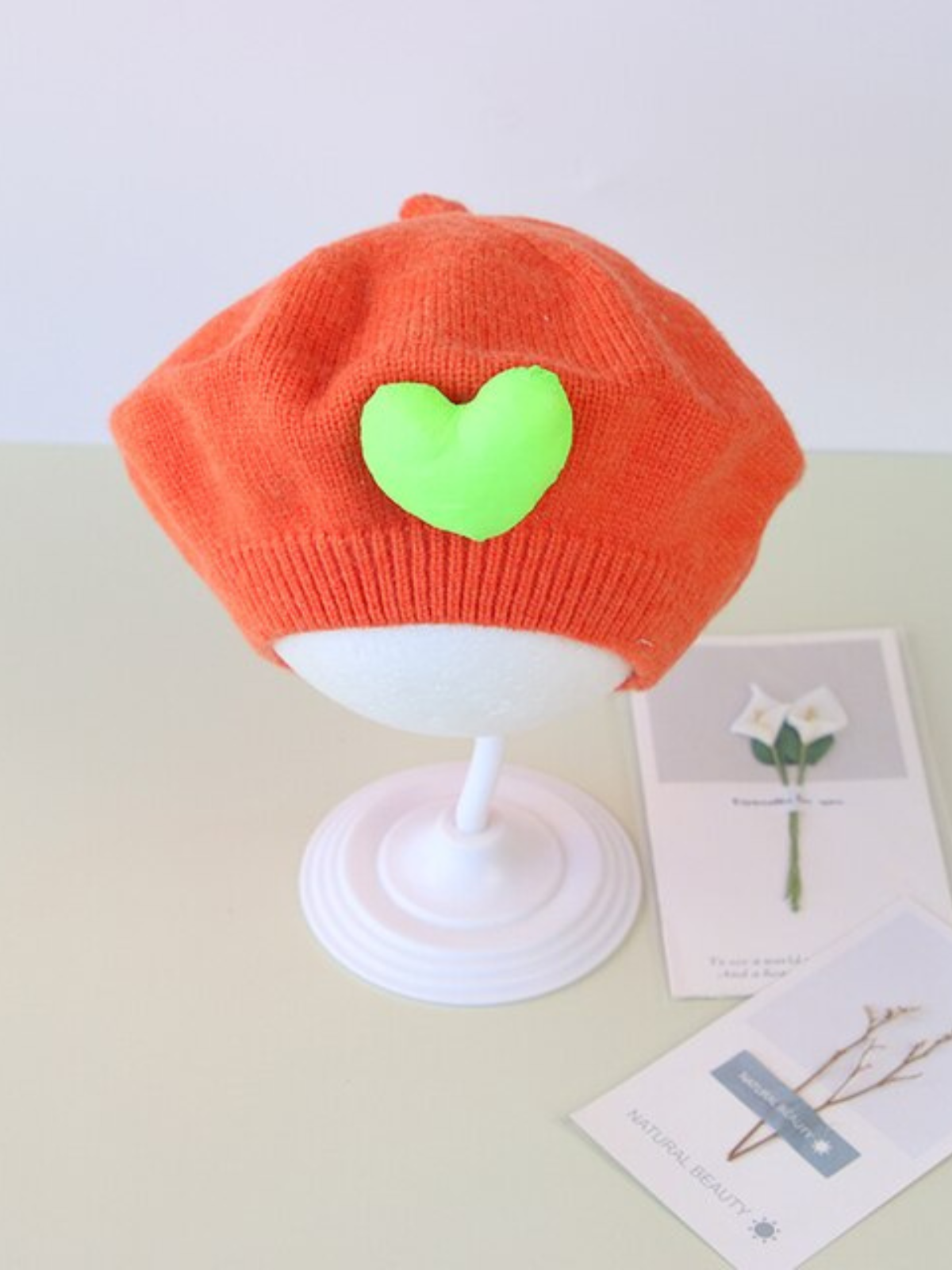 Mia Belle Girls Knitted Beret Hat | Girls Accessories