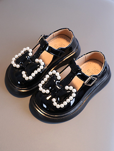 Shoes By Liv & Mia | Pearl T-Strap Mary Jane Flats - Mia Belle Girls