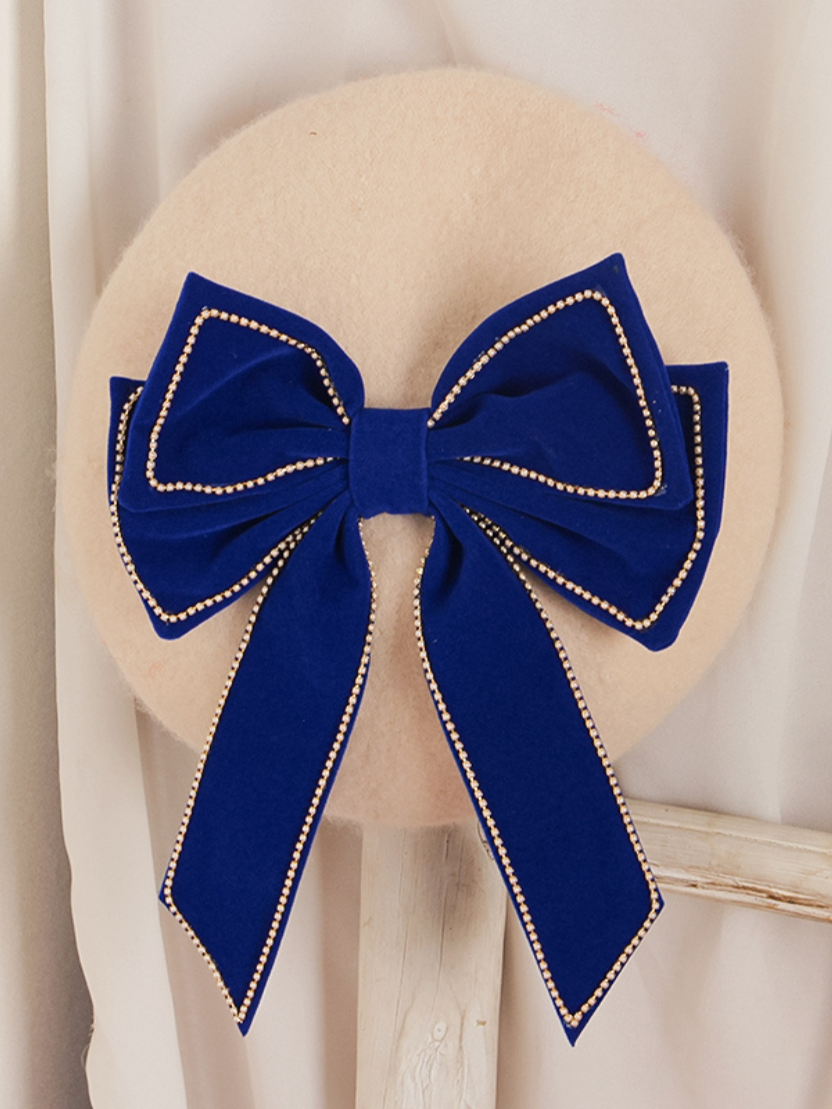 Mia Belle Girls Bowknot Beret Hat | Girls Accessories