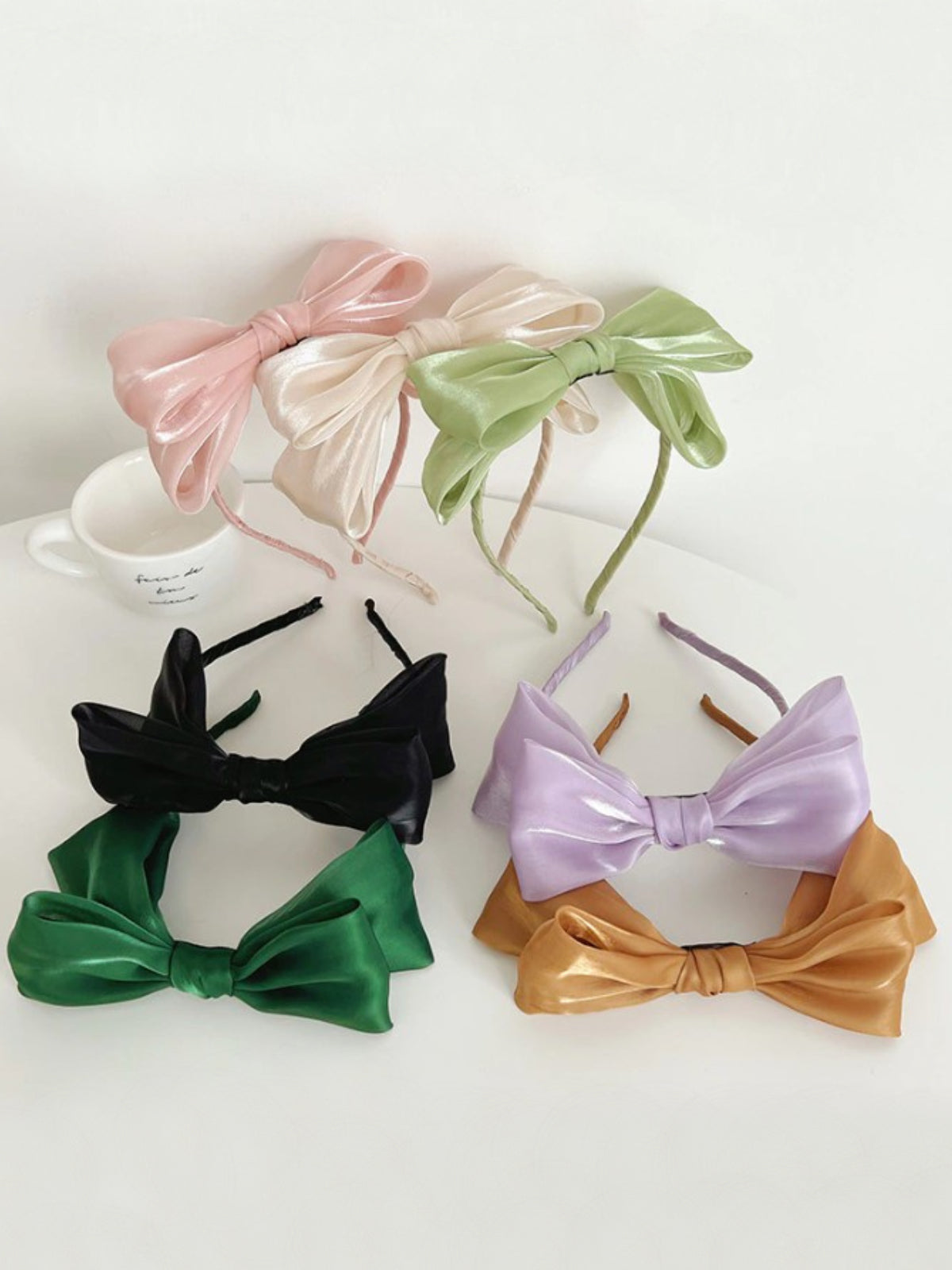 Mia Belle Girls Double Bow Thin Headband | Girls Accessories