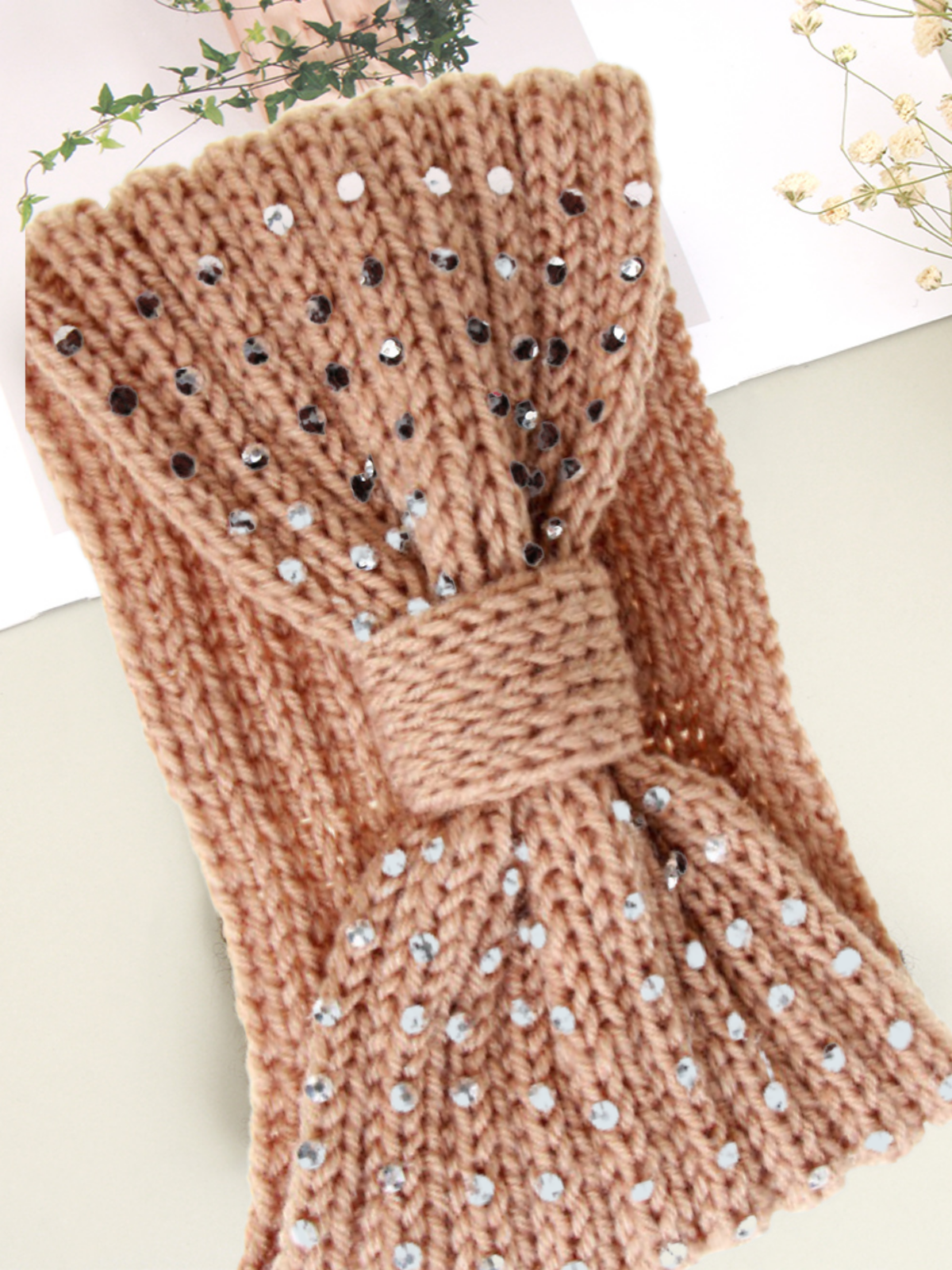 Cute Fashion Accessories | Girls Rhinestone Knitted Headband