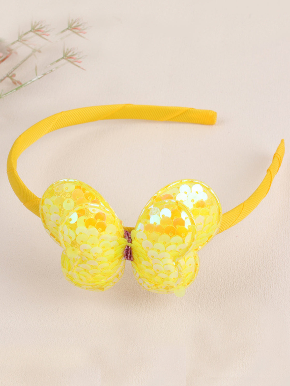 Flutter And Sparkle Butterfly Sequin Headband
