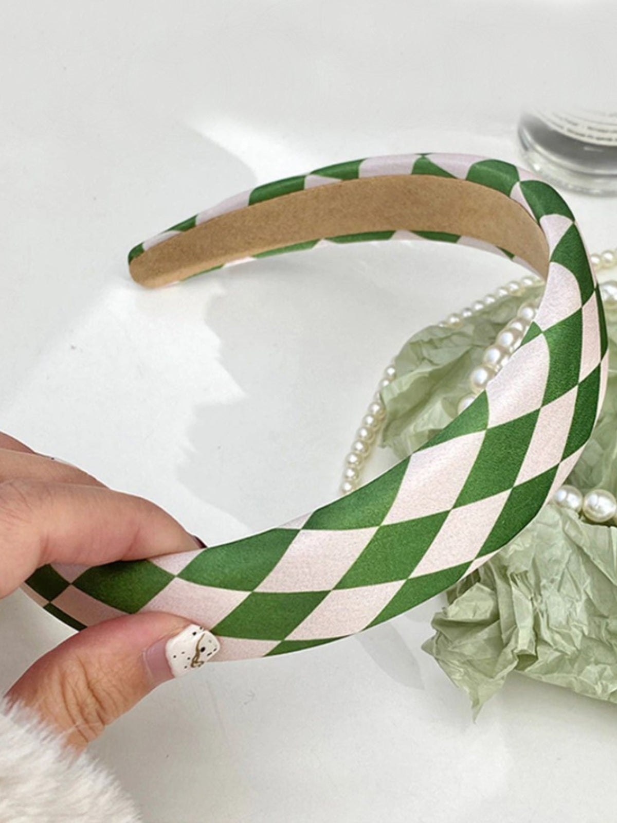Mia Belle Girls Green Padded Headband | Girls Accessories