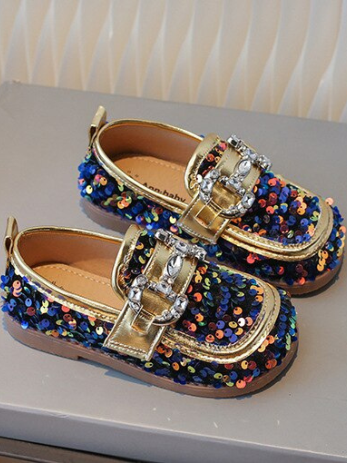 Mia Belle Girls Sequin Loafers | Shoes By Liv & Mia