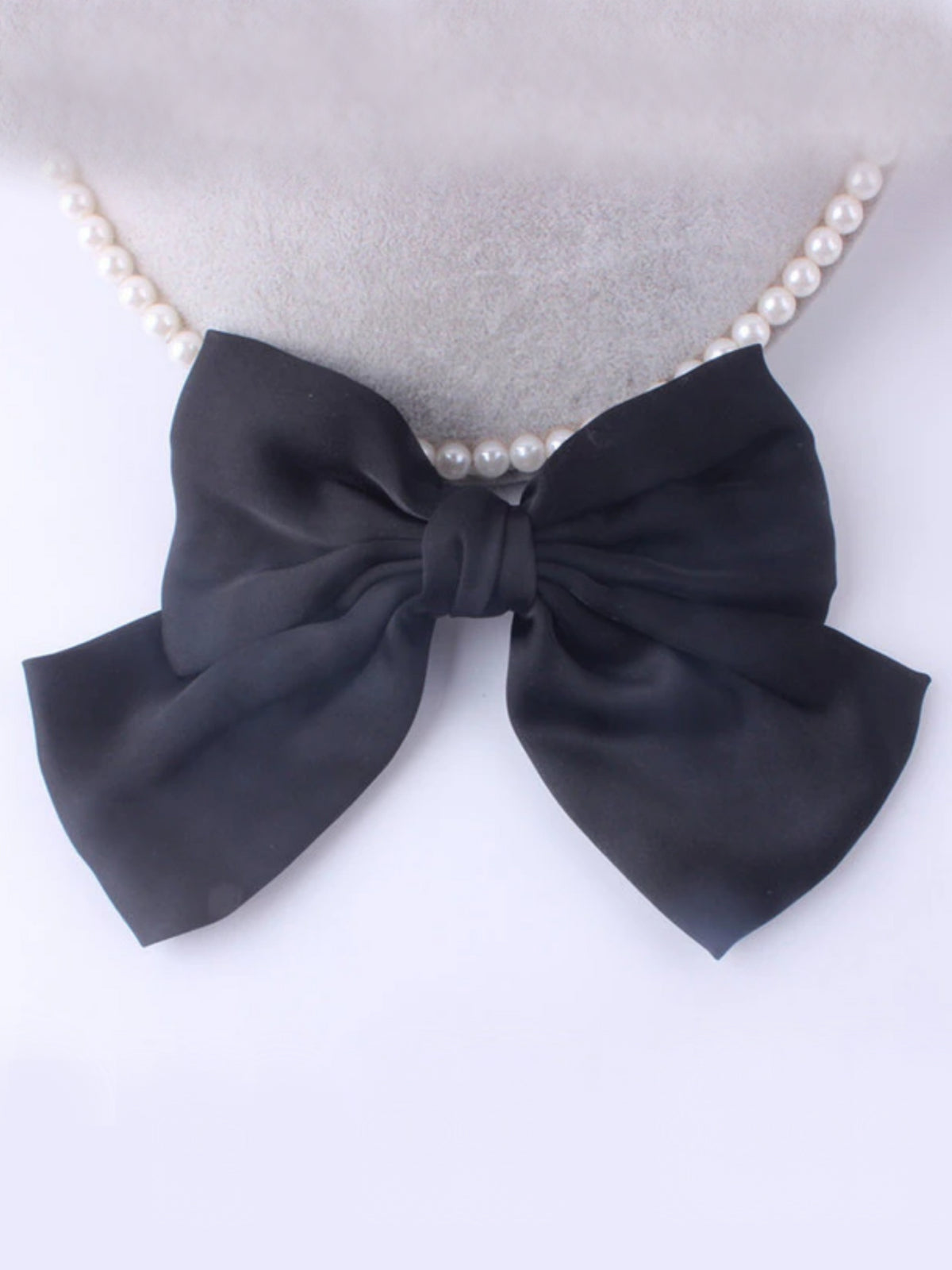 Girls School Accessories | Satin Hair Bow Clip | Mia Belle Girls