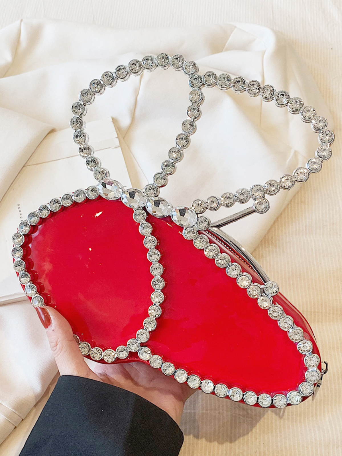 Mia Belle Girls Crystal Butterfly Clutch Bag | Girls Accessories
