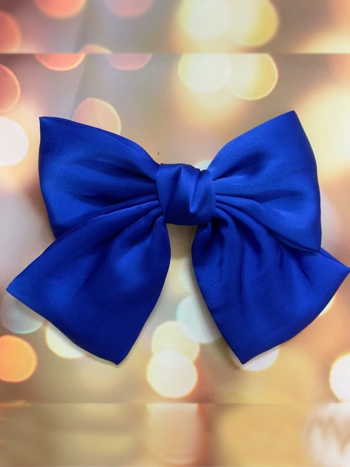Girls School Accessories | Satin Hair Bow Clip | Mia Belle Girls