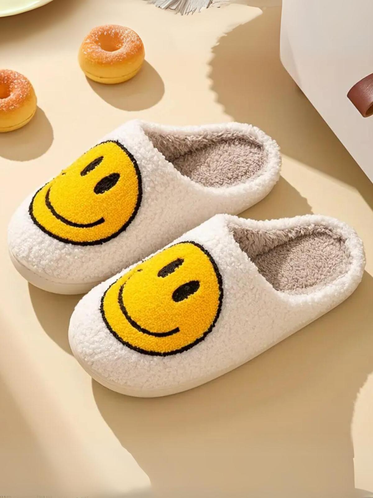 Mia Belle Girls Smiley Bedroom Slippers | Shoes By Liv & Mia