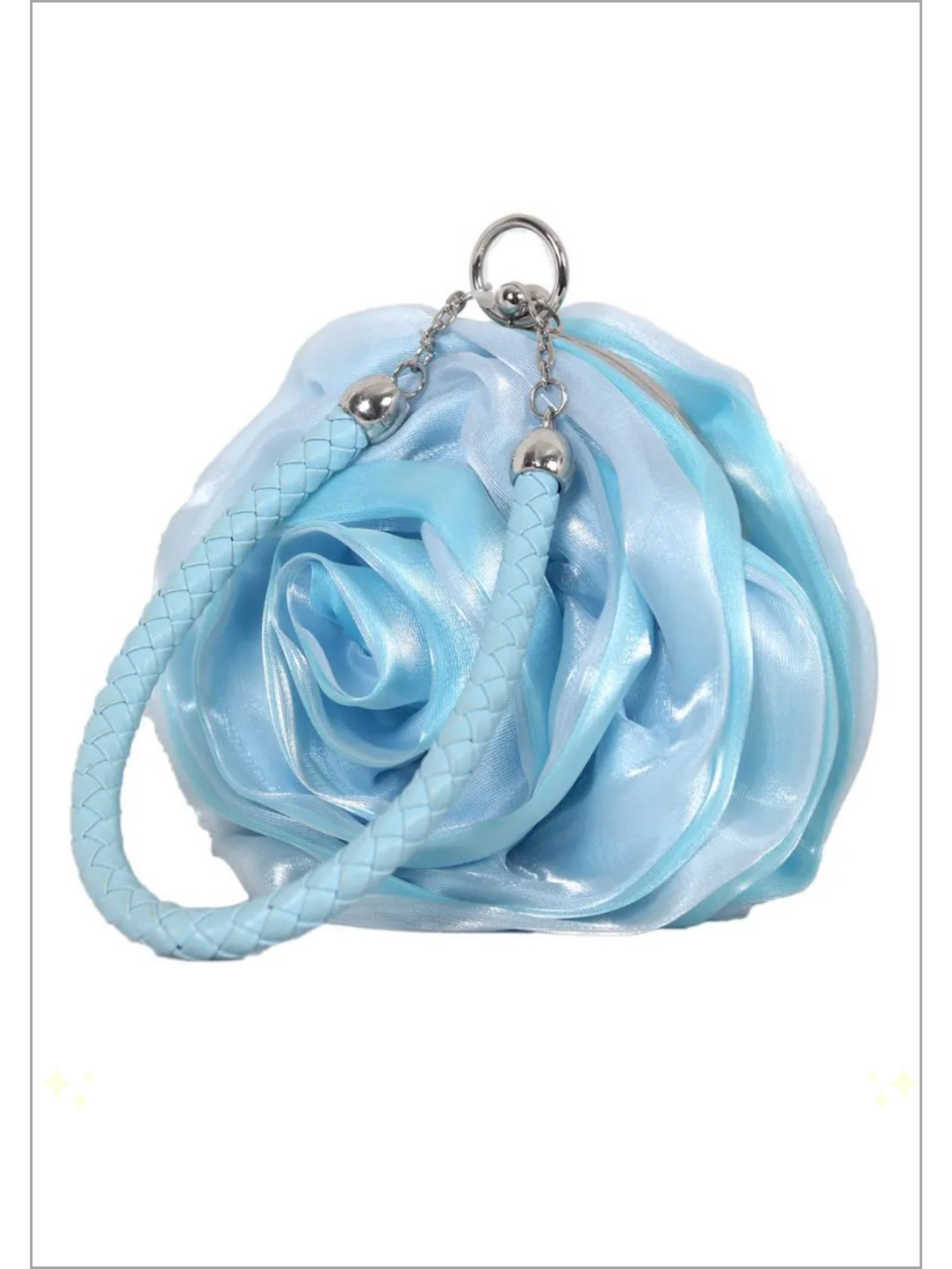 Mia Belle Girls Rose Flower Clutch | Girls Accessories