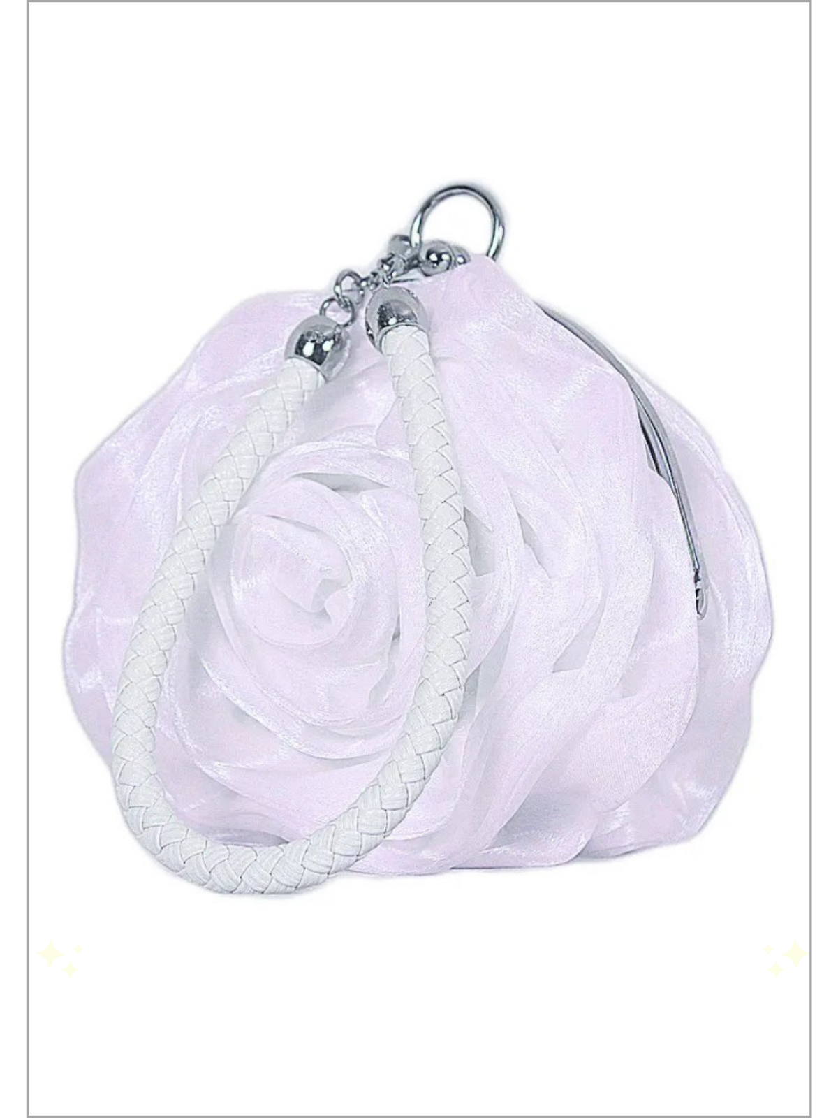 Mia Belle Girls Rose Flower Clutch | Girls Accessories