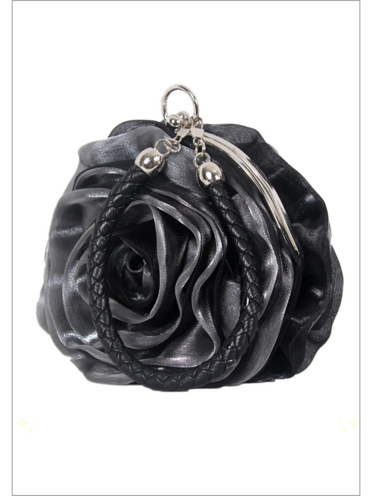 Mia Belle Girls Rose Flower Clutch | Girls Accessories