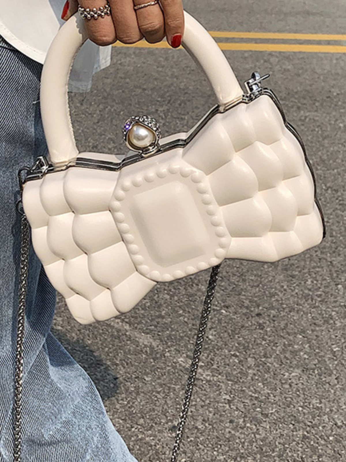 Mia Belle Girls Bow-Shaped Crossbody Bag | Girls Accessories