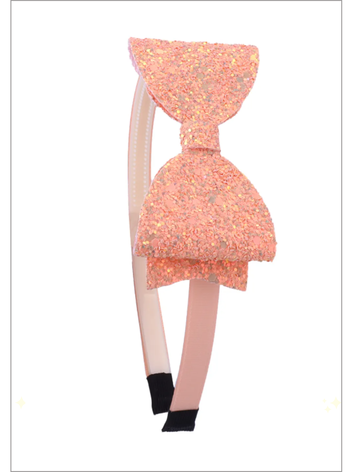 Mia Belle Girls Sequin Bow Headband | Girls Accessories