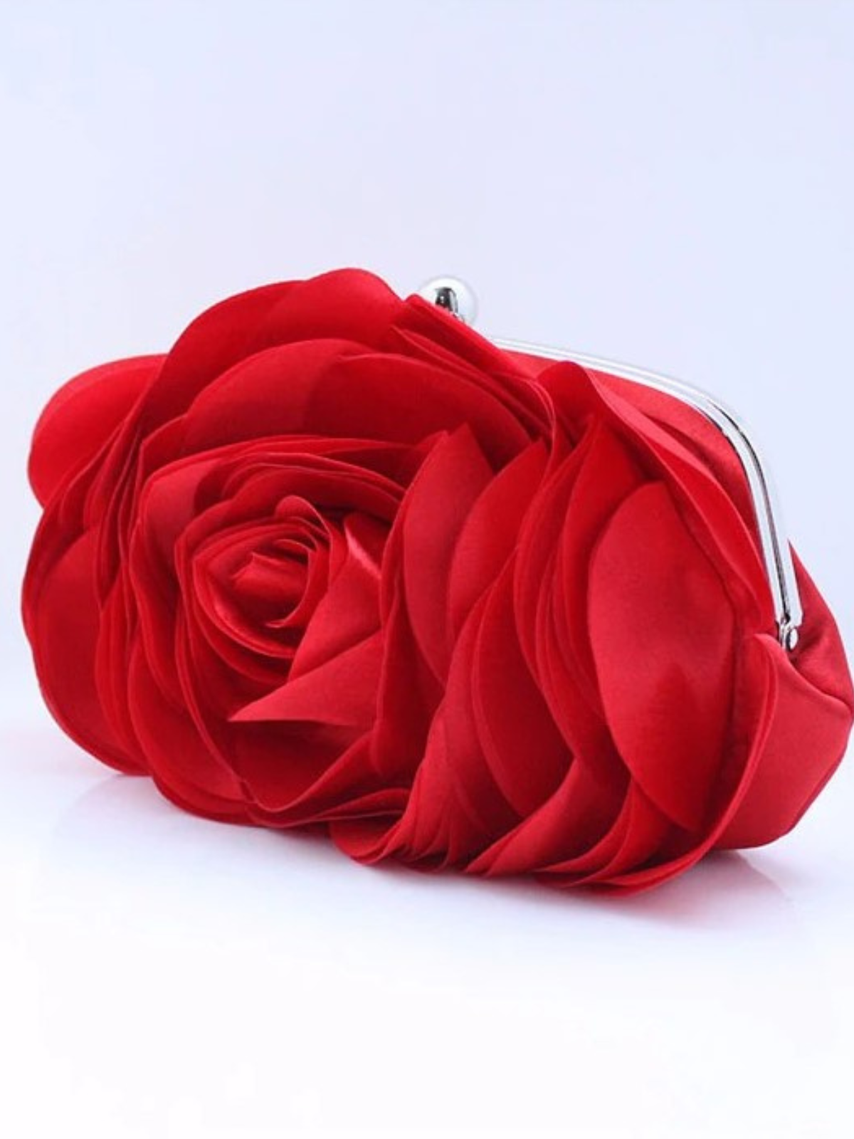 Mia Belle Girls Rose Flower Evening Clutch | Girls Accessories