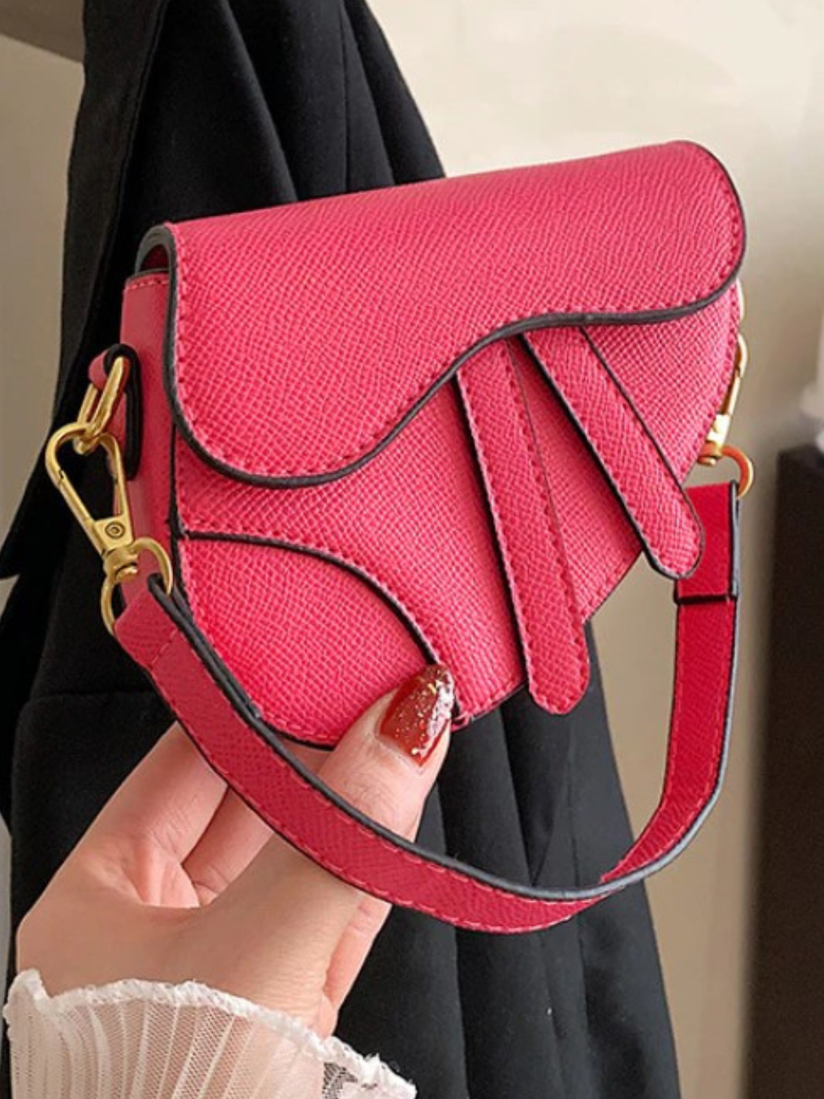 Mia Belle Girls Mini Saddle Bag | Girls Accessories