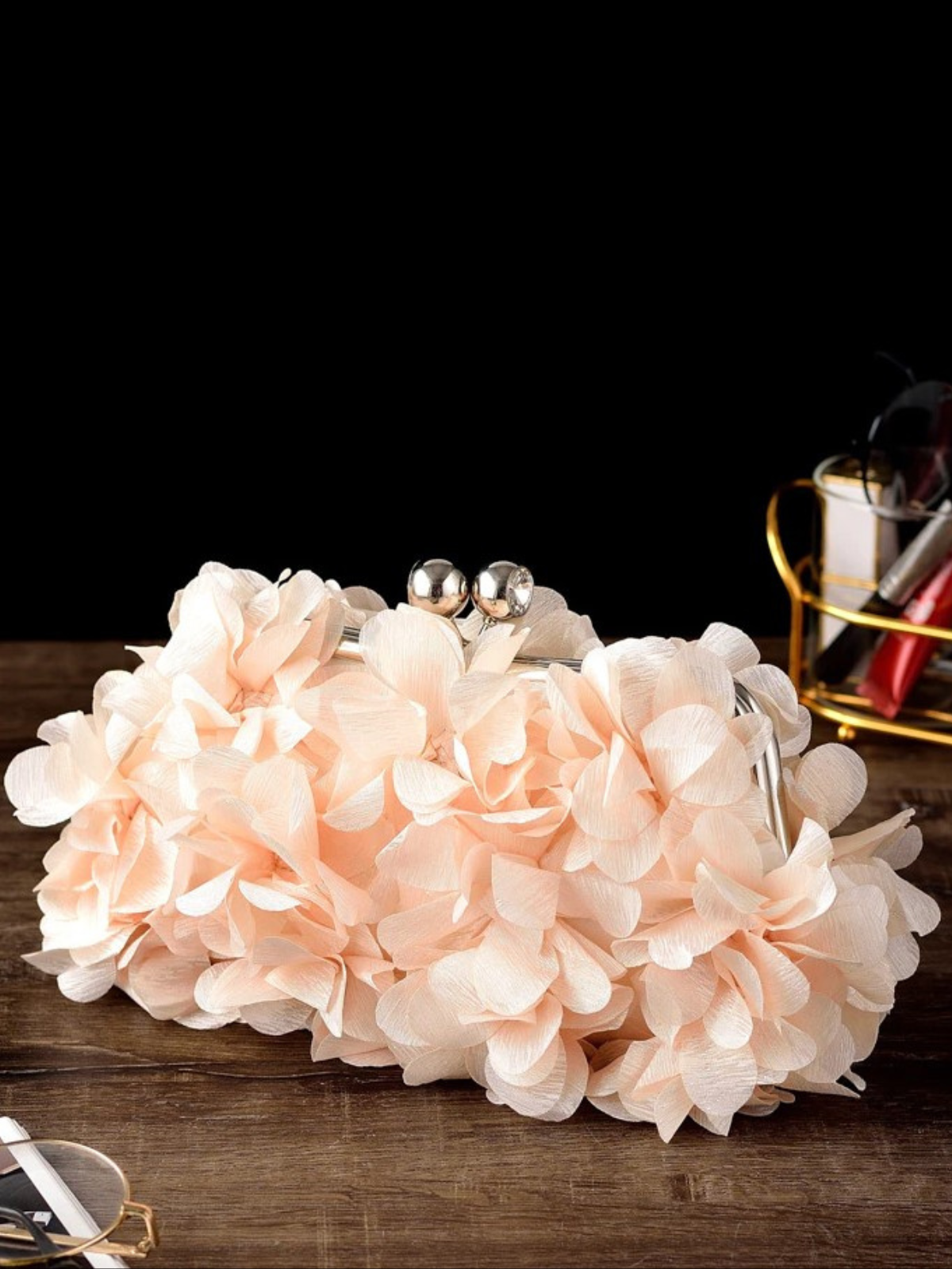Mia Belle Girls Floral Appliqué Clutch Bag | Girls Accessories