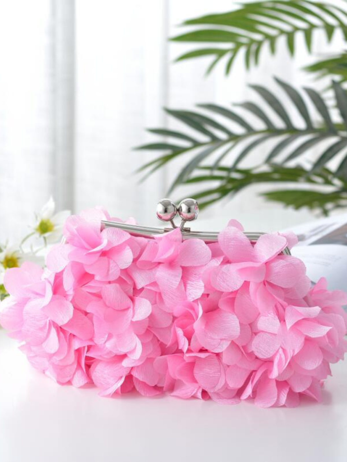 Mia Belle Girls Floral Appliqué Clutch Bag | Girls Accessories